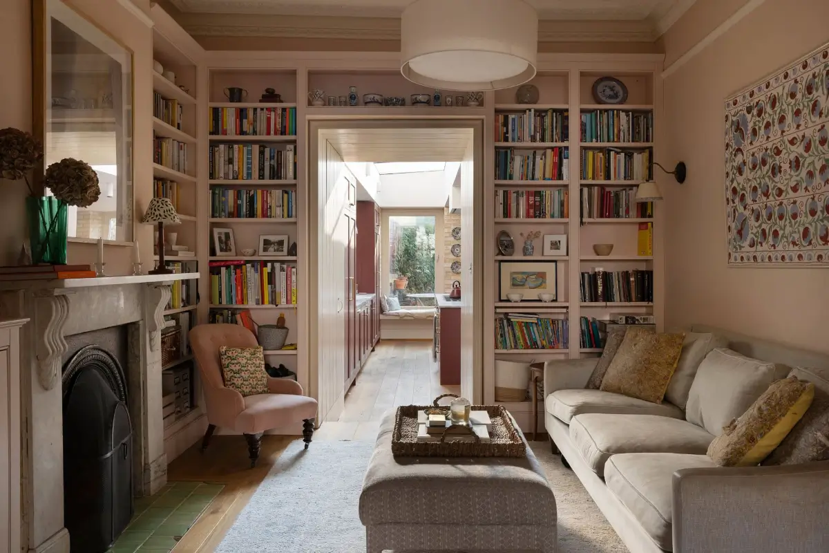 A Victorian Home with a Rich Burgundy Kitchen and Danish Brick Extension 9 rich-burgundy-kitchen-victorian-family-home-london