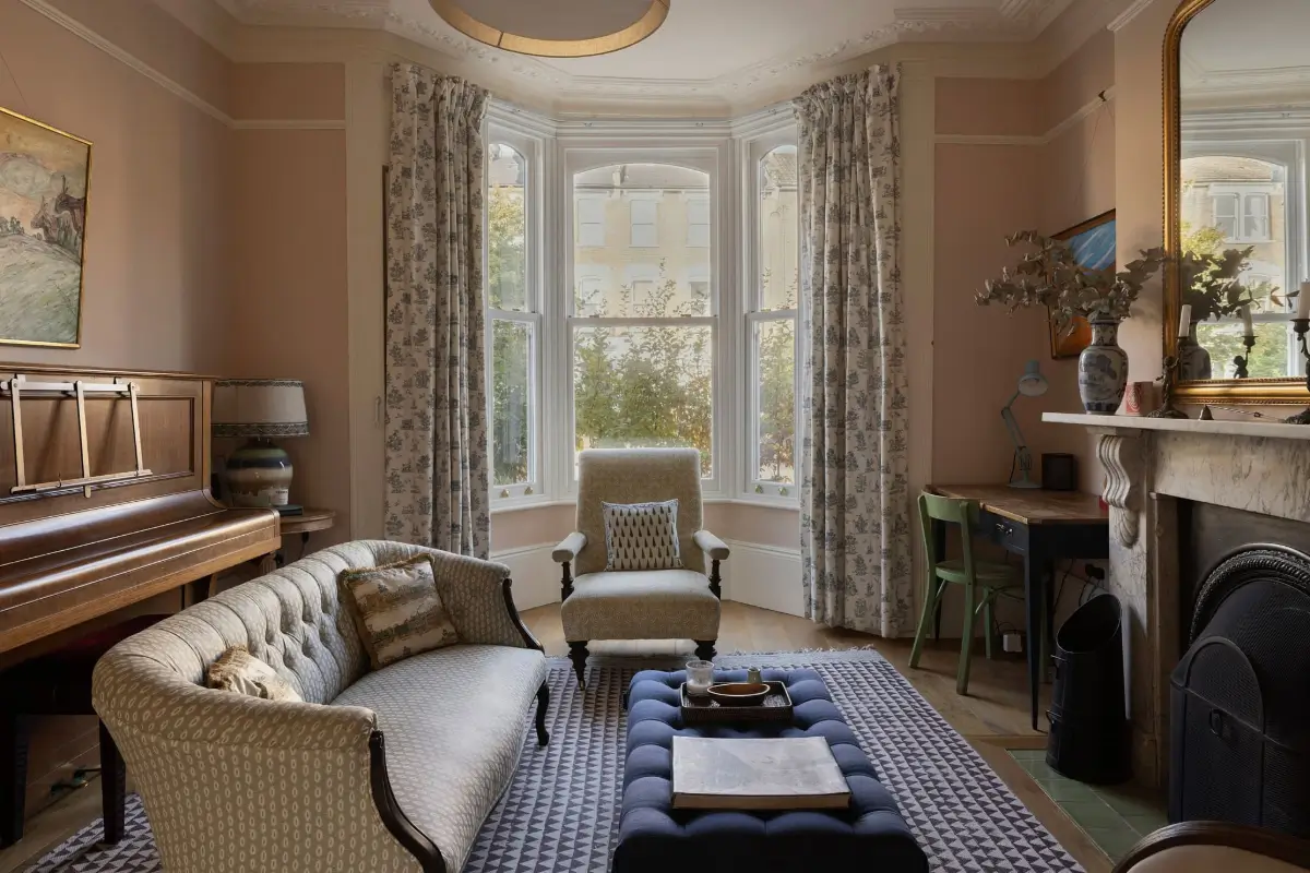 A Victorian Home with a Rich Burgundy Kitchen and Danish Brick Extension 2 rich-burgundy-kitchen-victorian-family-home-london