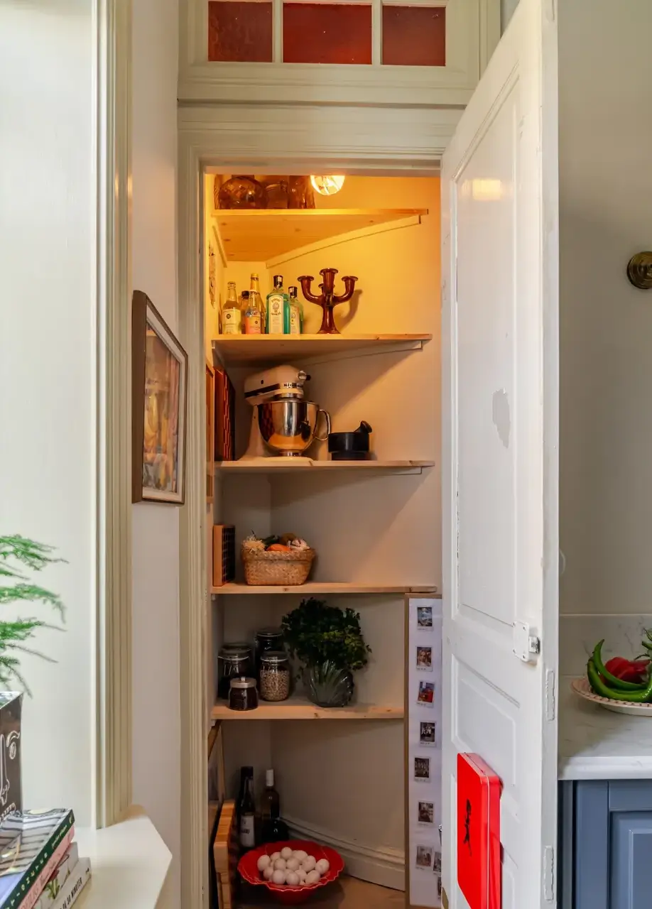 A Serene Palette with Red Pop of Color in an Early 20th-Century Apartment 21 soft-color-palette-red-accents-1912-apartment-stockholm