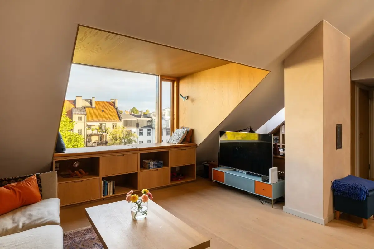 A Modern Loft Conversion and Classic 1920s Elements in an Oslo Apartment 36 unique-duplex-apartment-oslo