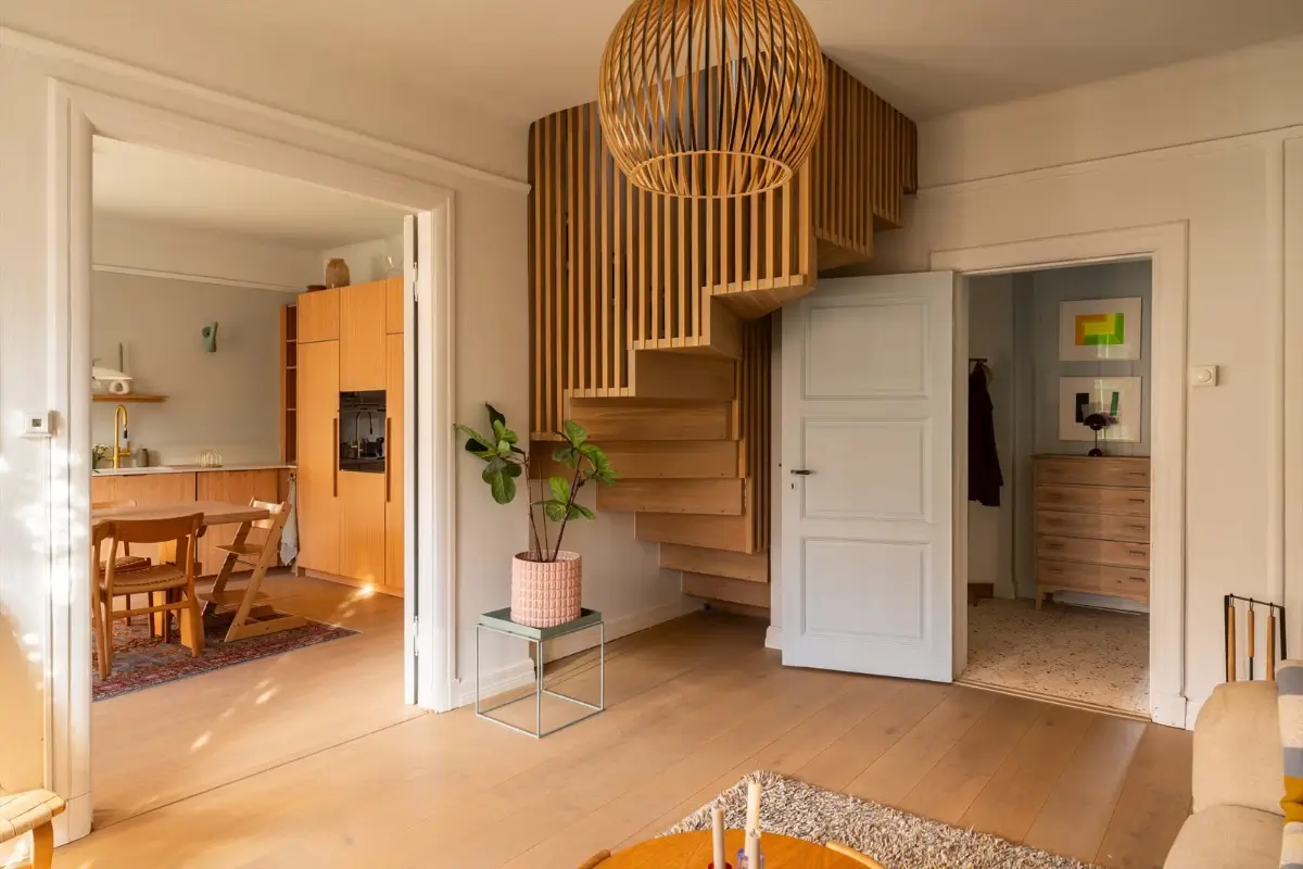 A Modern Loft Conversion and Classic 1920s Elements in an Oslo Apartment 5 unique-duplex-apartment-oslo