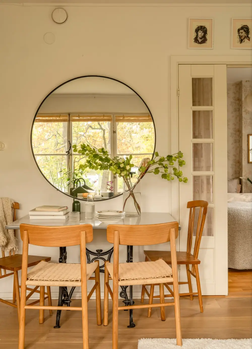 A Light-Filled 1940s Apartment with Vintage Furniture and a Cozy Balcony 9 vintage-decor-1940s-family-apartment-stockholm-nordroom